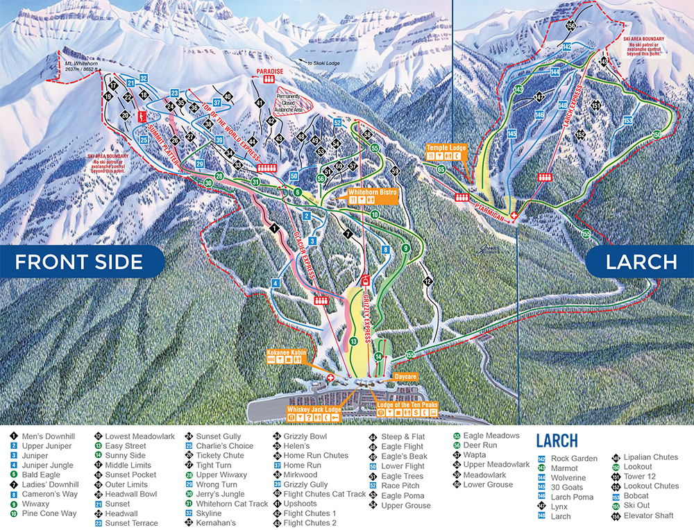 Banff Sunshine Trail Map Long Dark Mystery Lake Map - vrogue.co